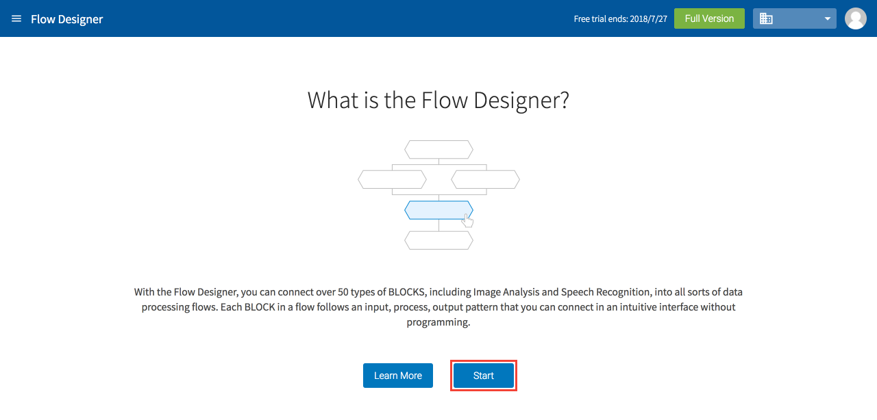 Example service page (Flow Designer)