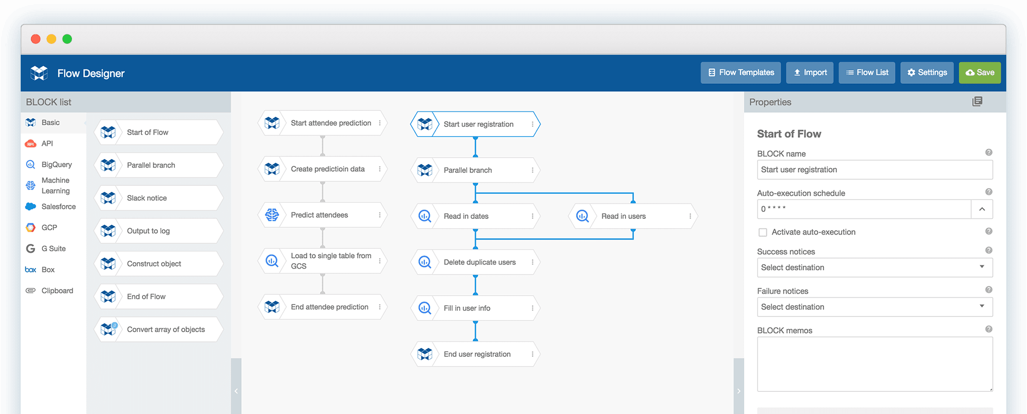 MAGELLAN BLOCKS editor screen